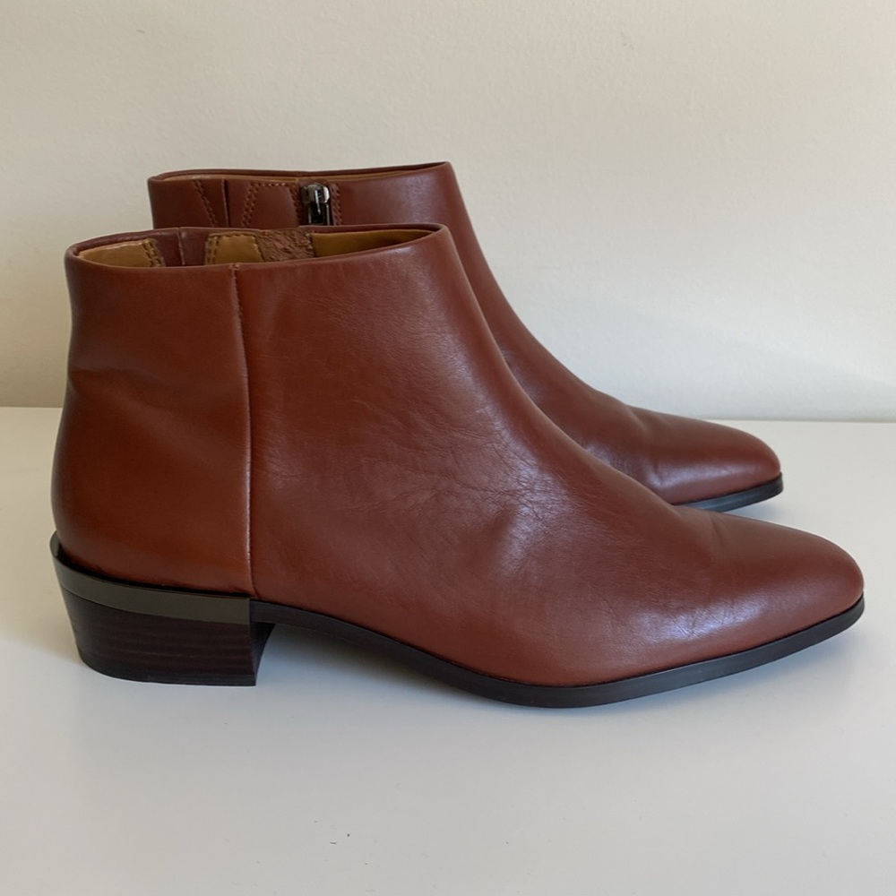 COACH Montana Classic Leather Ankle Boots Pointed Toe Size 9B Women’s - Picture 7 of 14